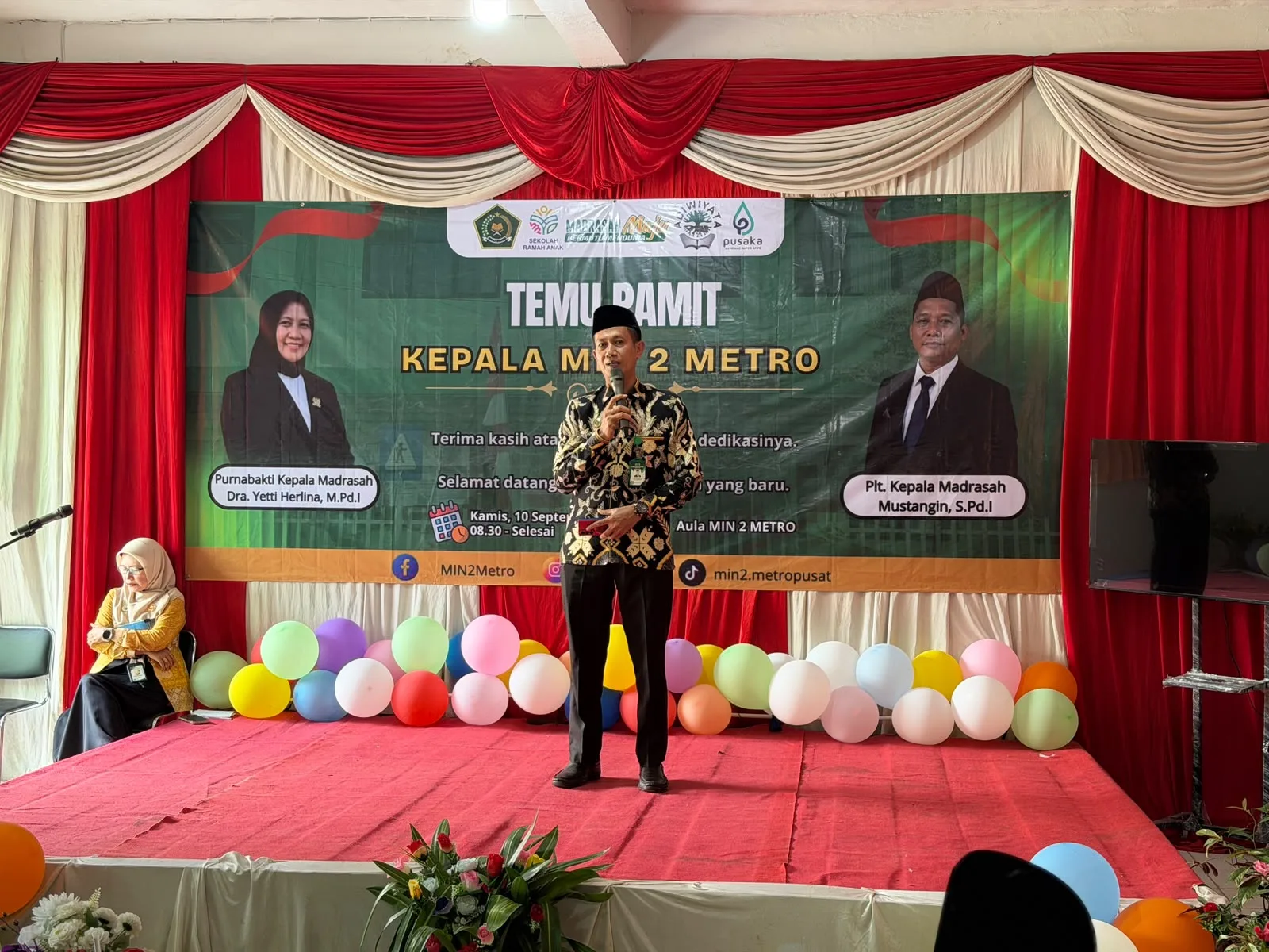 Kepala Kemenag Metro Hadiri Temu Pamit Kepala MIN 2 Metro