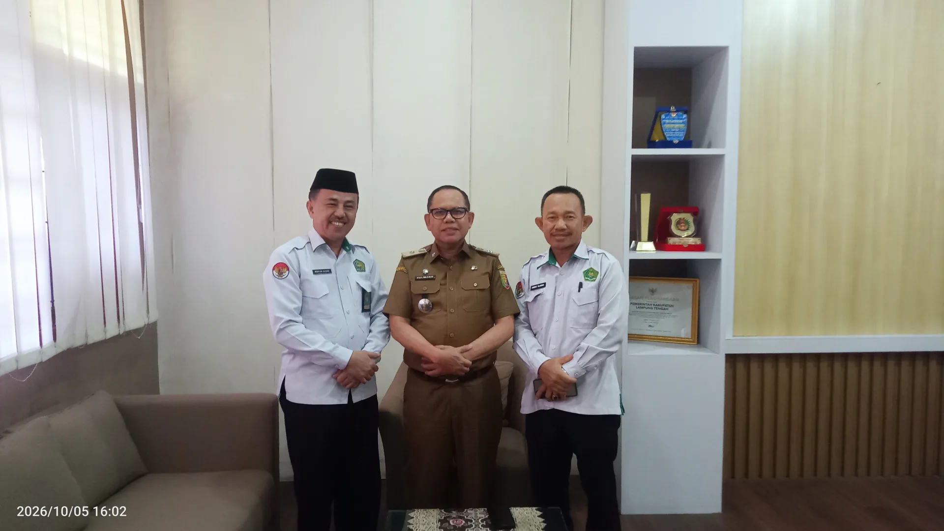 Kemenag Lamteng dan Pemkab Perkuat Sinergi, Pelayanan Keagamaan Jadi Perhatian