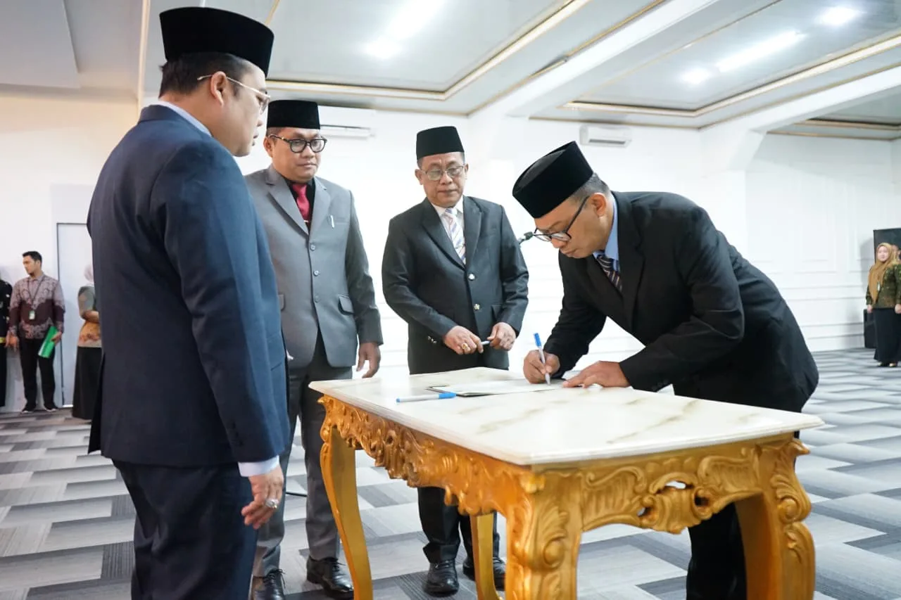 Rokhman Dilantik sebagai Kepala Kemenag Lampung Timur, Siap Perkuat Layanan Keagamaan