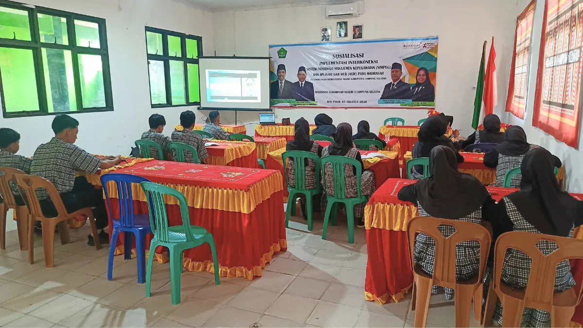 MTsN 3 Lampung Selatan Ikuti Babak Penyisihan Kompetisi KOMPAC Alef Education Bidang Matematika Tahun 2026