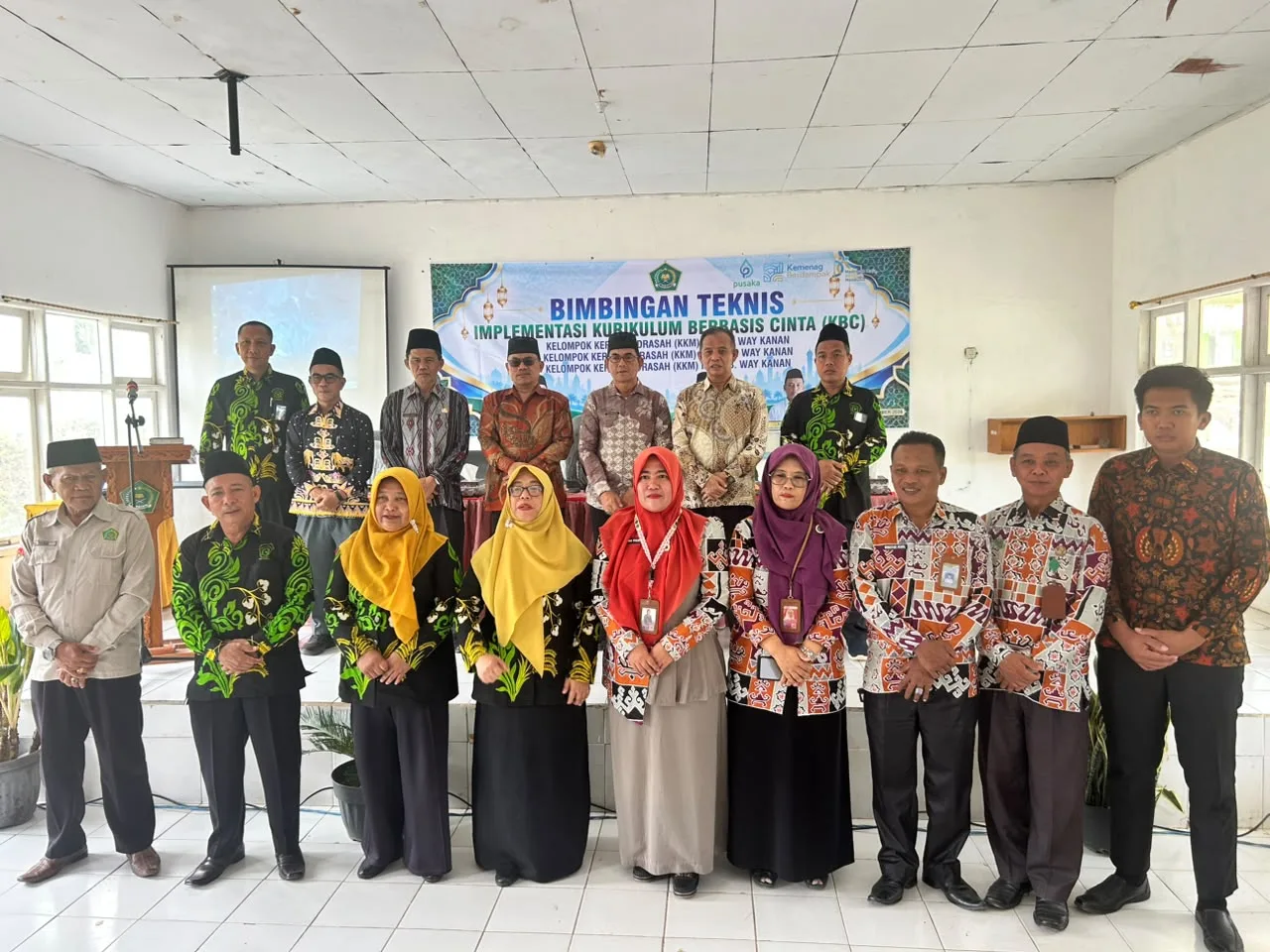 Plt Kamad MIN 4 Way Kanan Bersama Dua Pendidik Ikuti Bimbingan Teknis  Kurikulum Berbasis Cinta