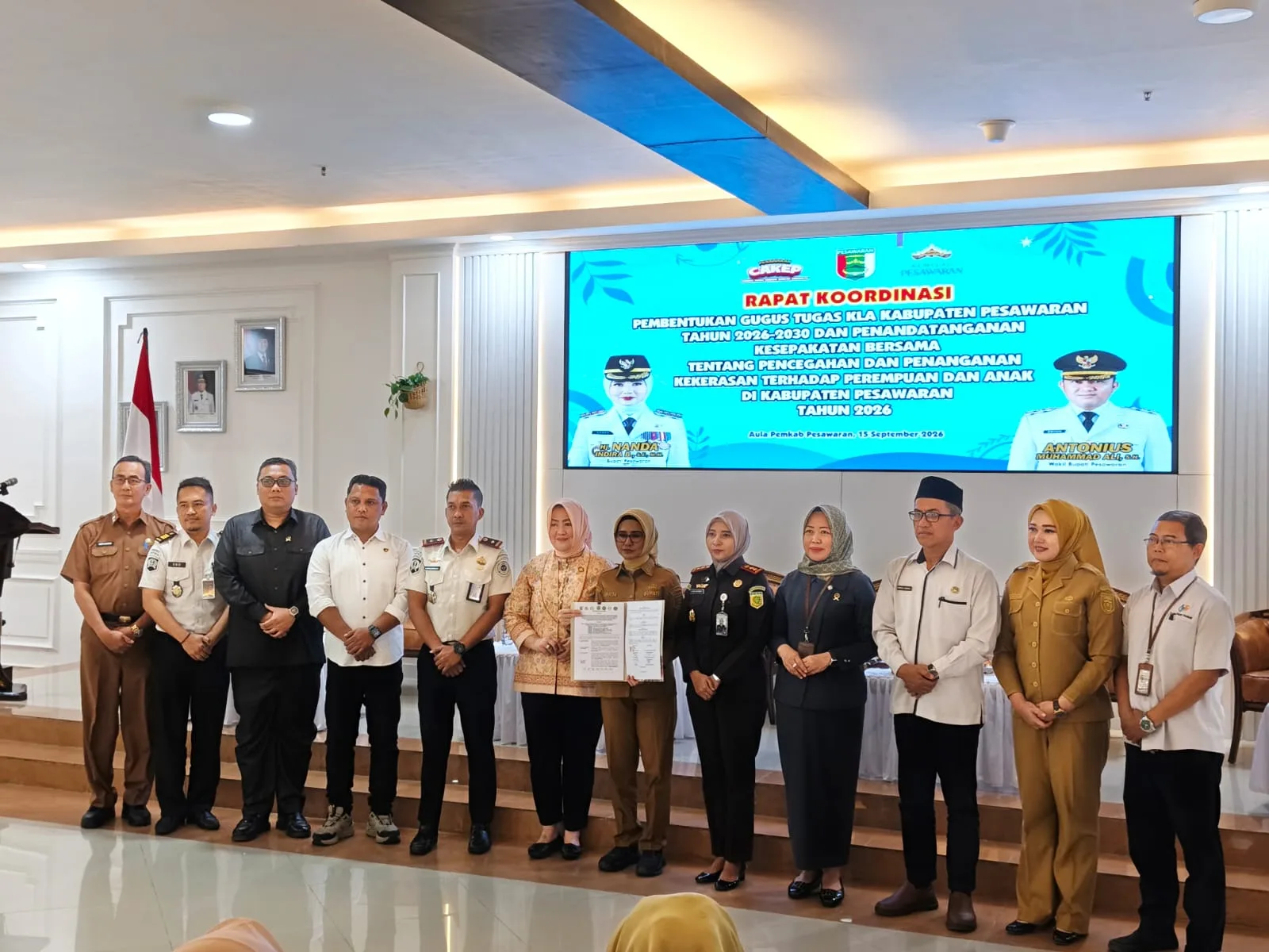 Rakor Kabupaten Layak Anak, Kemenag Pesawaran Perkuat Sinergi Pencegahan Kekerasan terhadap Perempuan dan Anak