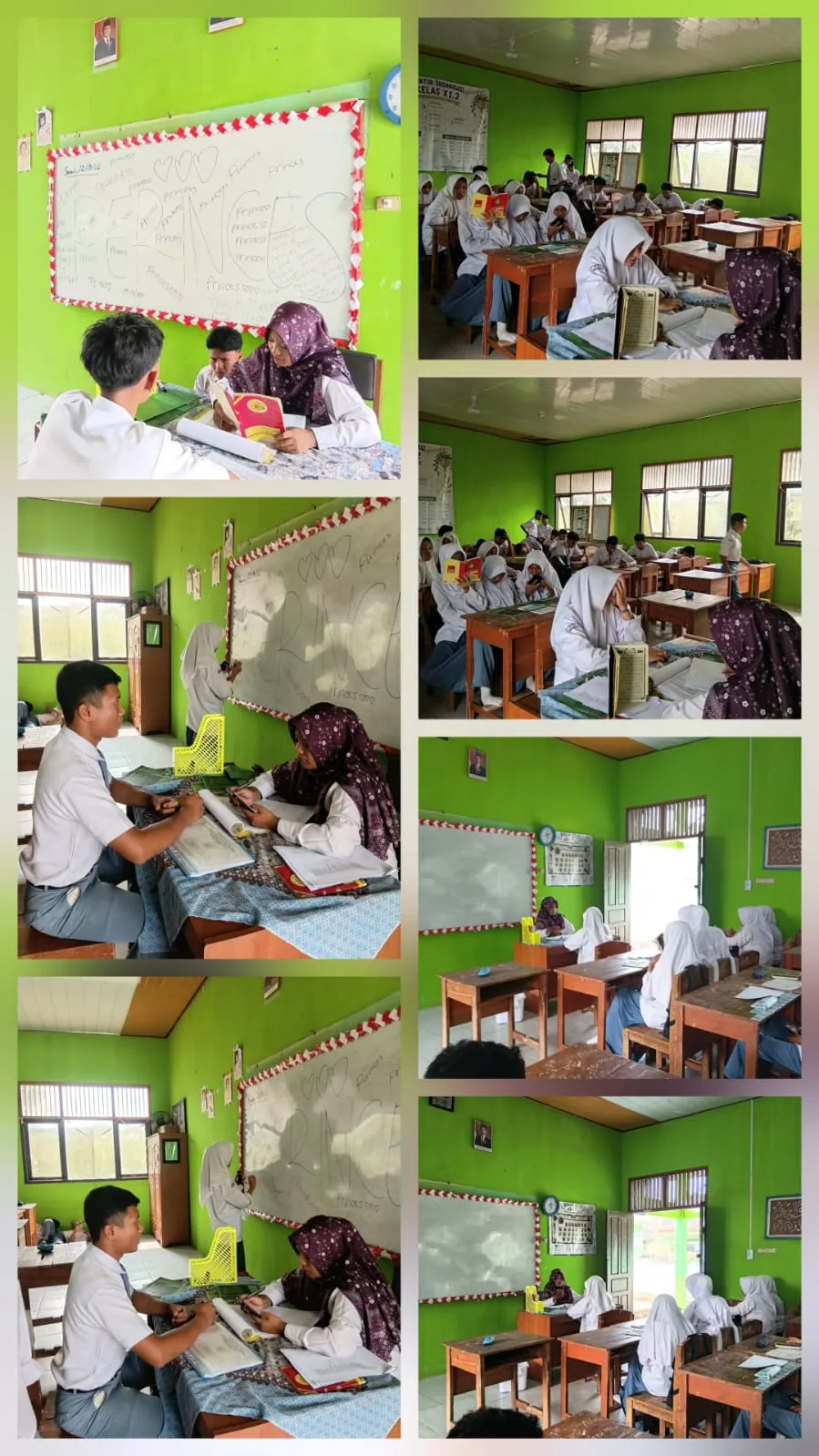 Bina Generasi Qur'ani, Siswa MAN 1 Mesuji Khusyuk Ikuti Setoran Hafalan Tahfiz Bersama Umu Umairoh
