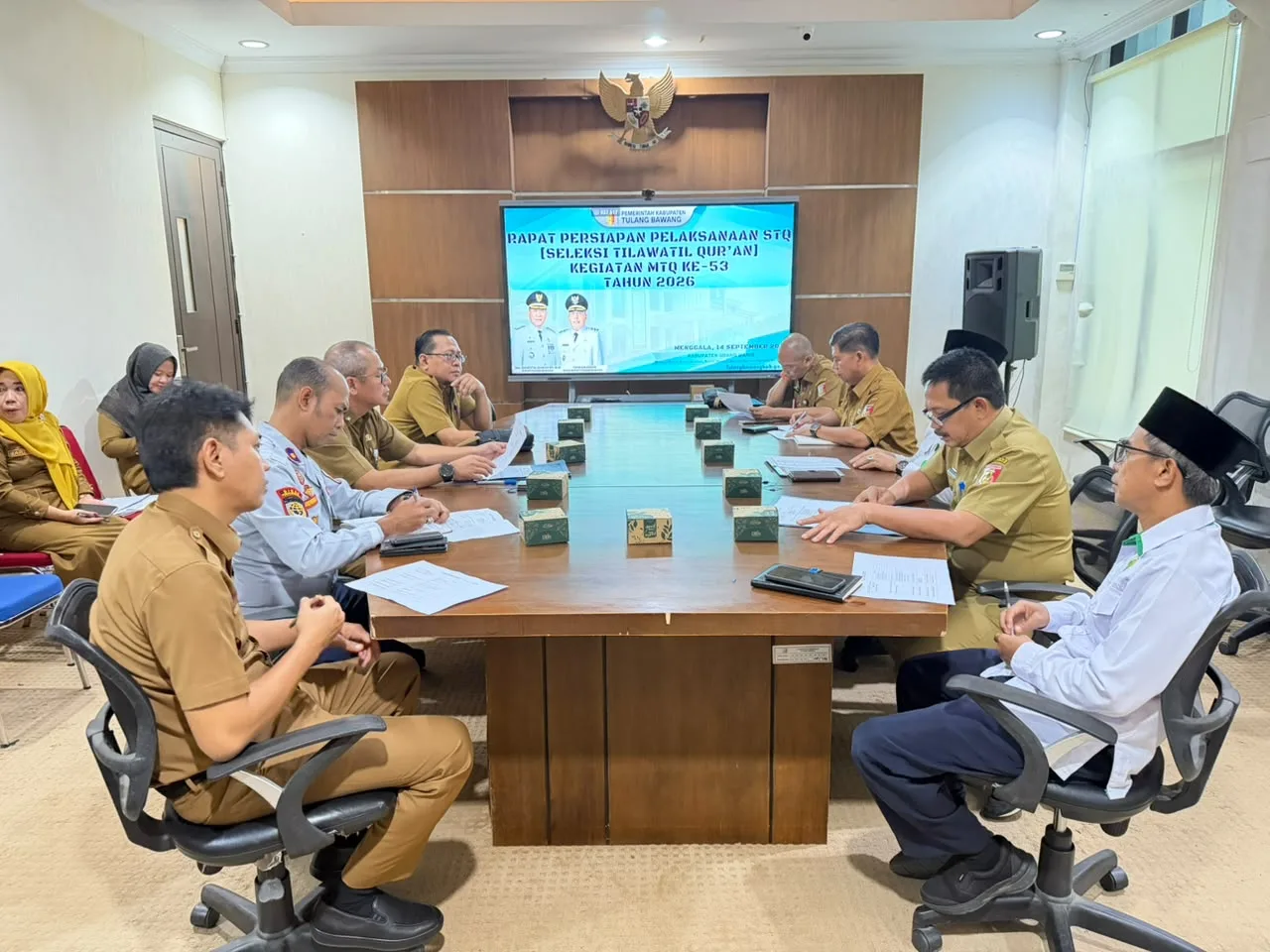 Menuju STQ 2026, Kemenag Tuba Perkuat Koordinasi Bersama Pemda Tulang Bawang