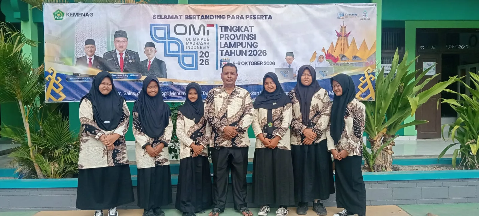 Empat Murid MTsN 1 Mesuji Tuntaskan OMI Tingkat Provinsi Lampung