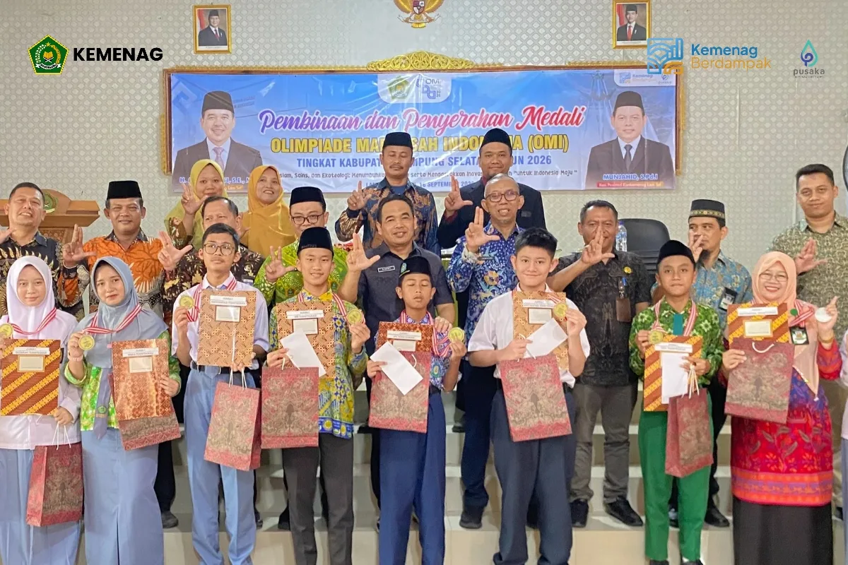 33 Pemenang OMI Lampung Selatan Terima Penghargaan, Siap Bawa Nama Kemenag di Tingkat Provinsi