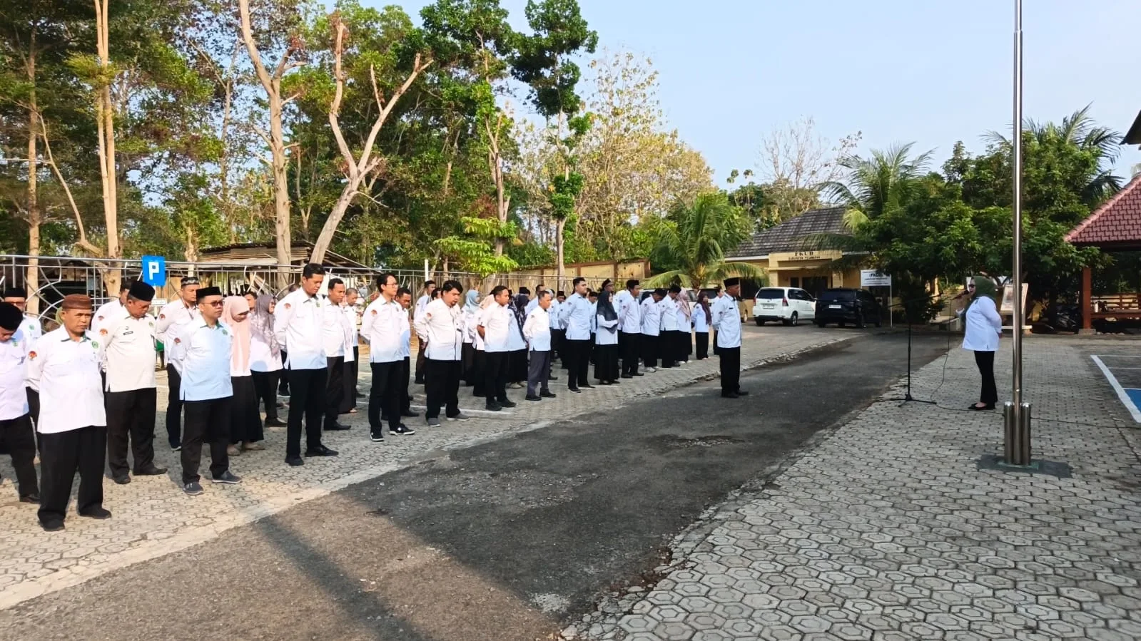 Apel Pagi, Ketua Pokjawas Tekankan Sinergi untuk Tingkatkan Mutu Pendidikan Madrasah