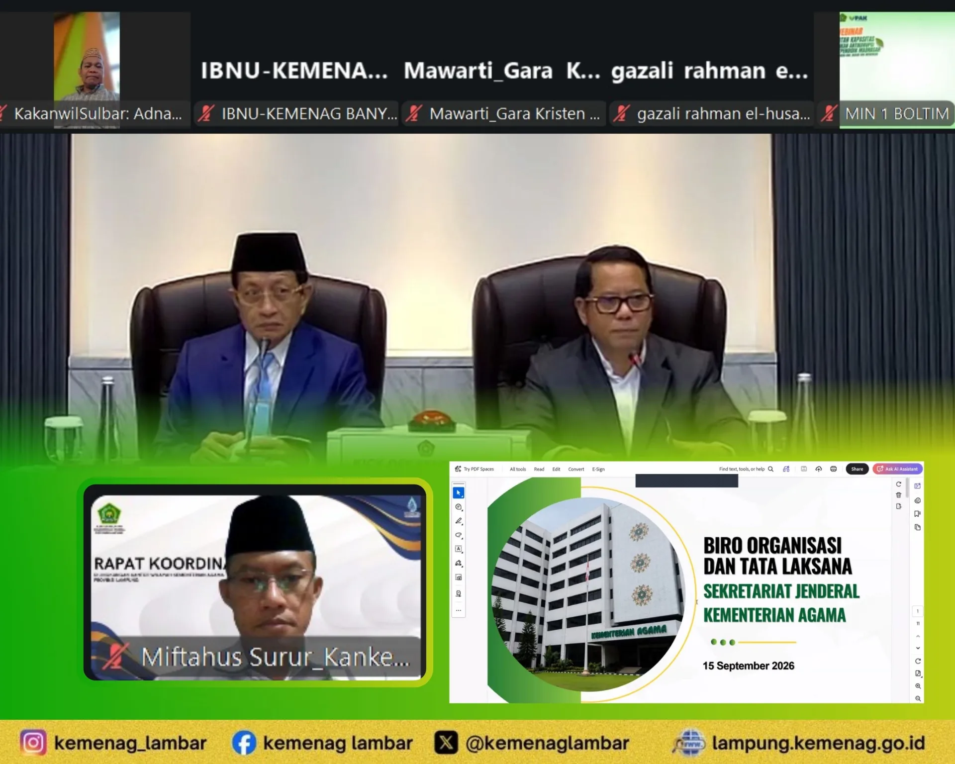 Ikuti Arahan Menag, M. Surur Siap Kuatkan RB