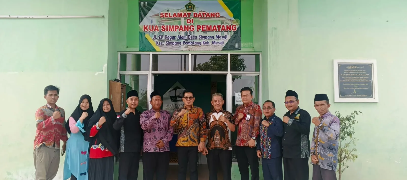 KUA Mesuji Timur Bersiap Miliki Gedung Representatif, Kanwil Kemenag Lampung Tinjau Lokasi Pembangunan melalui SBSN