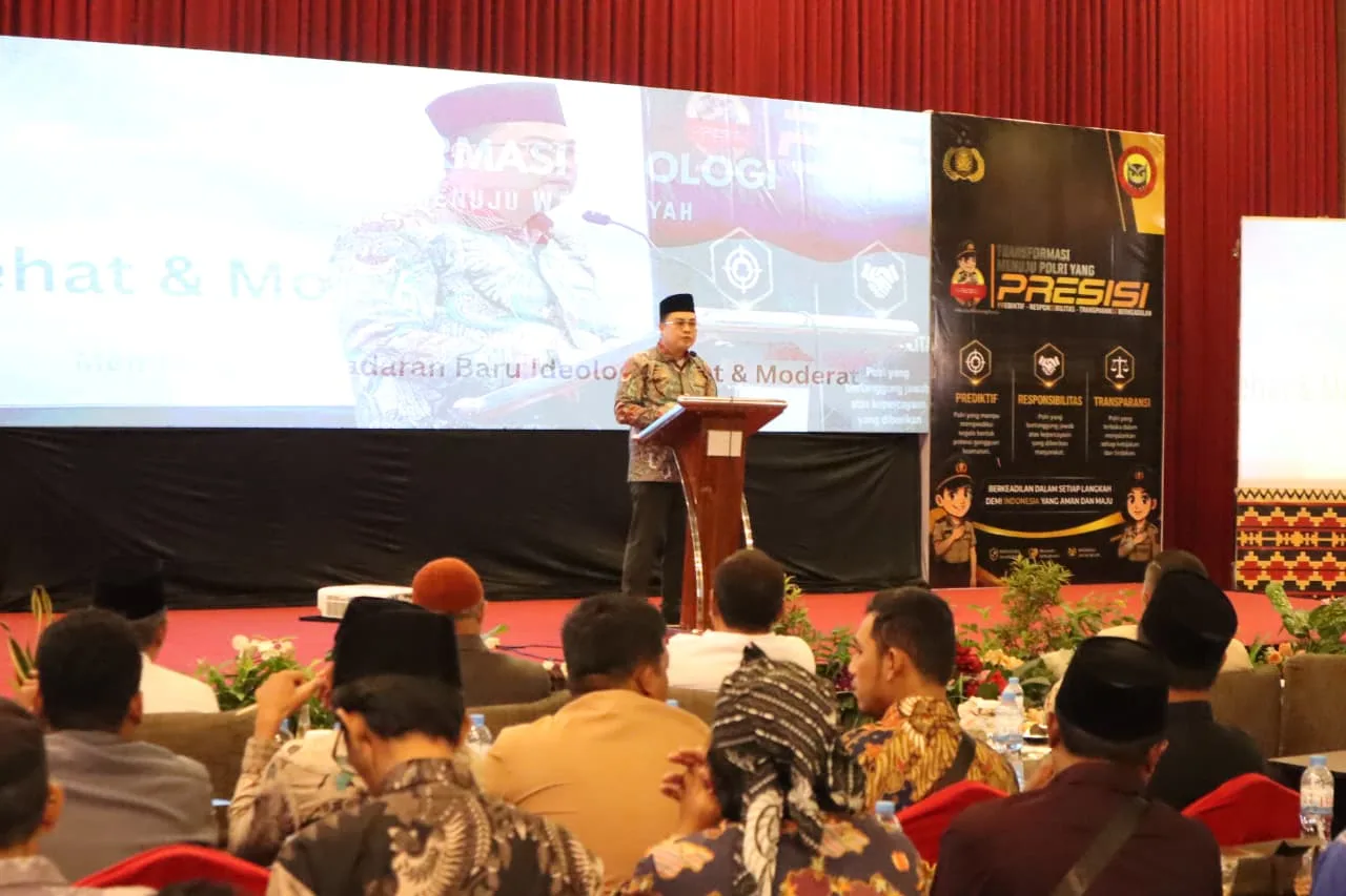 Kakanwil Zulkarnain Gaungkan Wasathiyah di Forum Transformasi Ideologi Densus 88