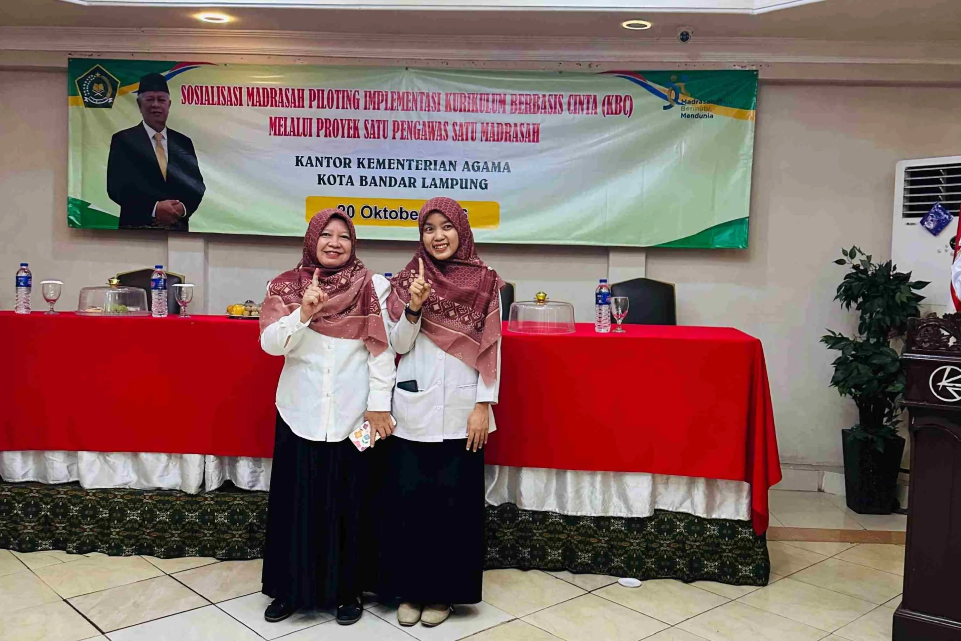 Perkuat Transformasi Pendidikan, MTsN 1 Bandar Lampung Ikuti Sosialisasi Madrasah Piloting KBC