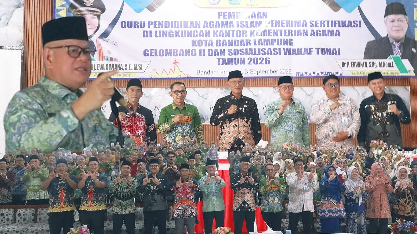 Kemenag Bandar Lampung Tuntaskan Pembinaan 780 Guru PAI Penerima Sertifikasi