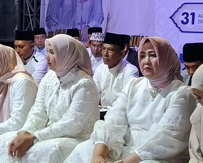 Farid Wajedi Hadiri Pesawaran Bersholawat, Gema Sholawat Bergema di Gedong Tataan