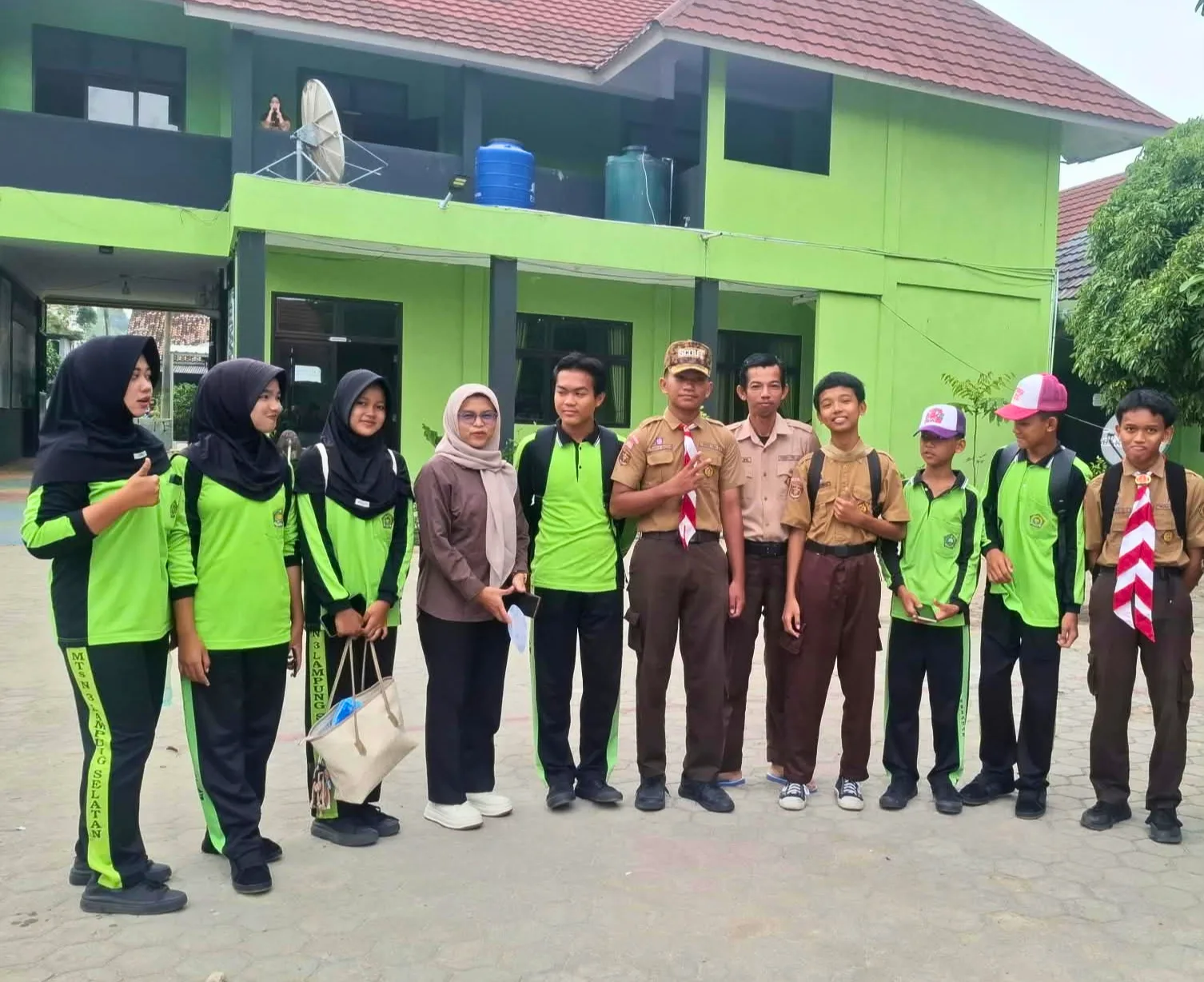 MTsN 3 Lampung Selatan Ikuti GAPMA IX Tahun 2026, Ajang Gebyar Lomba Pramuka Madaliyansa Tingkat Provinsi