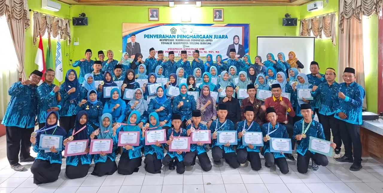 33 Peserta Terbaik Resmi Dilepas Menuju OMI Tingkat Provinsi Lampung