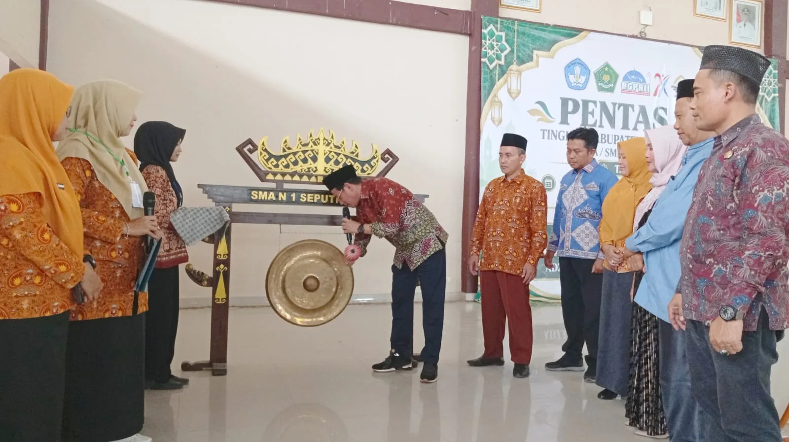 Kasi PAI Buka Pentas PAI Lampung Tengah, 305 Siswa Unjuk Potensi