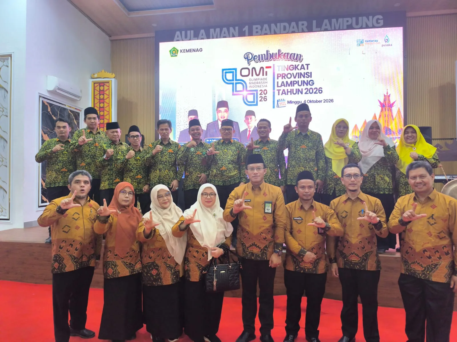 Ajang OMI Tingkat Provinsi Lampung 2026 Dimulai, Kontingen Lambar Siap Berikan Hasil Terbaik