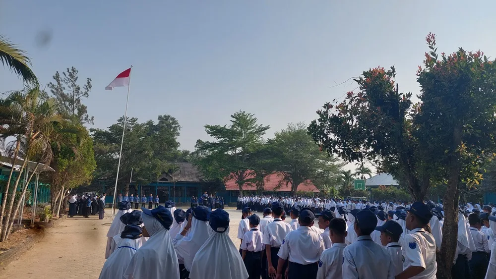 MTsN 1 Mesuji Peringati Hari Kesaktian Pancasila dengan Apel