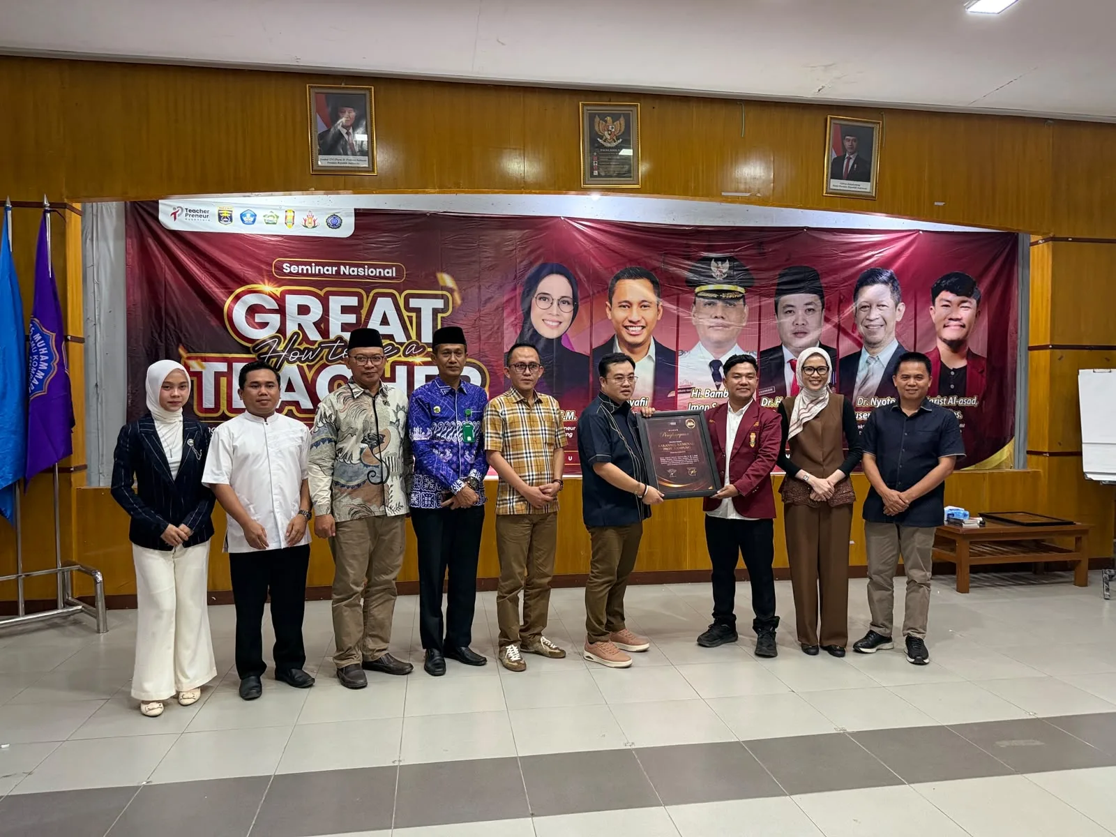 Kemenag Metro Hadiri Seminar “How to Be a Great Teacher” di Universitas Muhammadiyah Metro