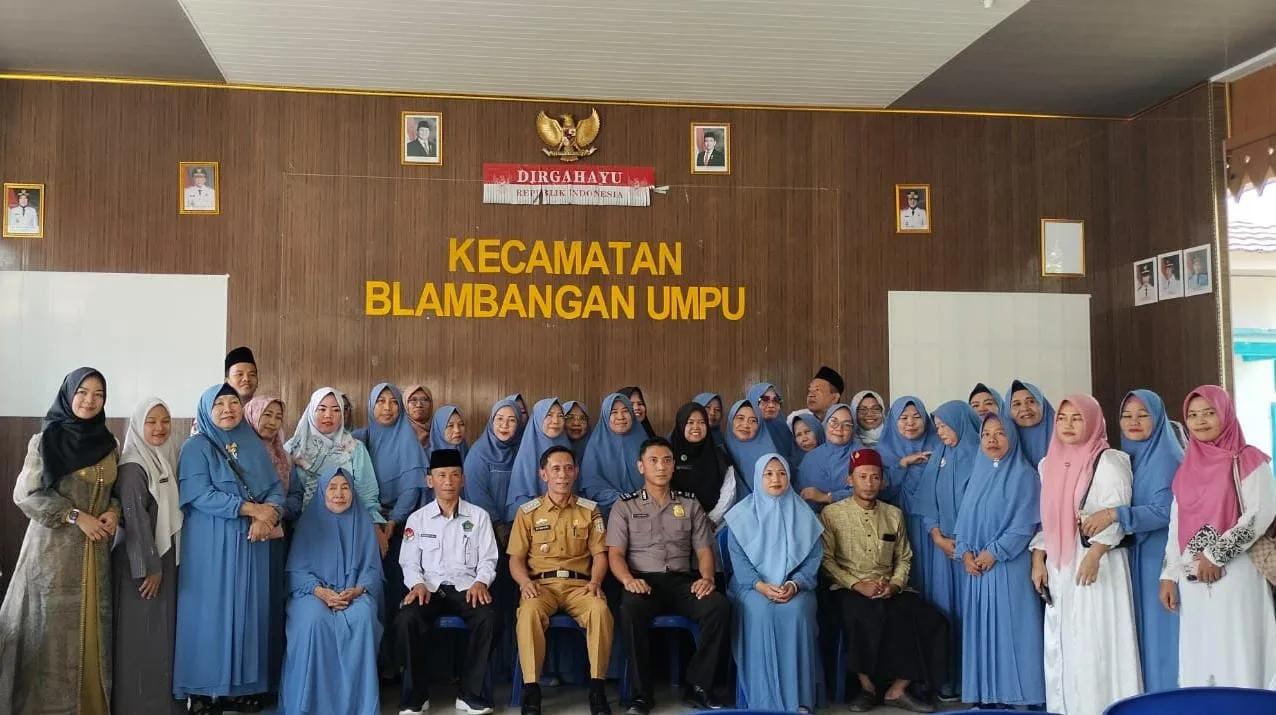 KUA Blambangan Umpu Bersama Forkopimcam Dukung Pembentukan Pengurus MT Khoirunisa.