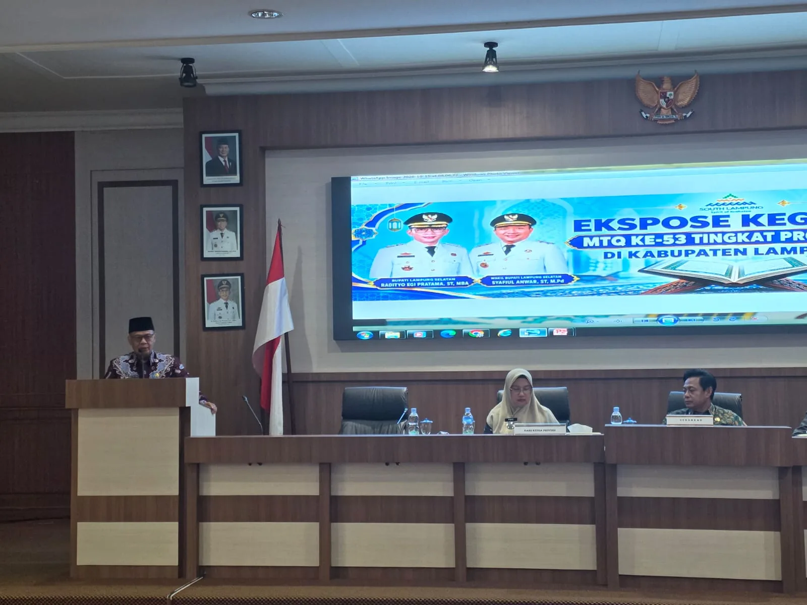Makmur: Persiapan Mimbar MTQ ke-53 Tingkat Provinsi Lampung Capai 90 Persen
