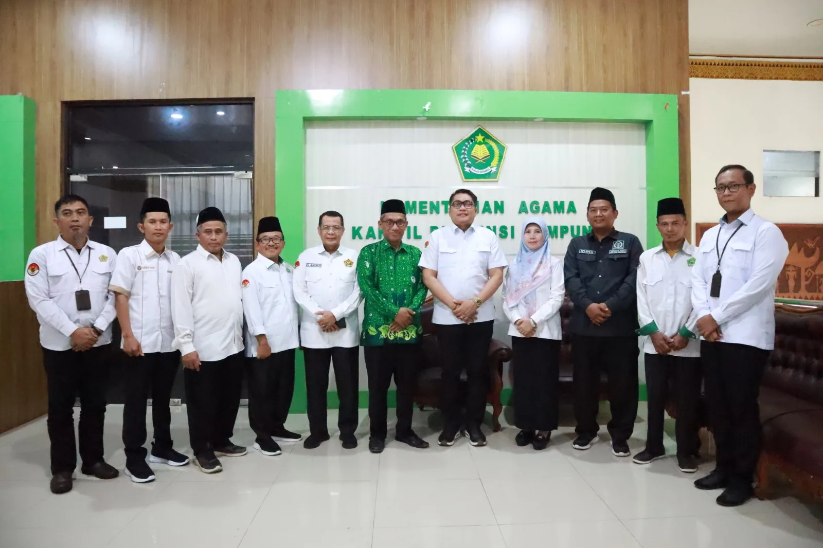 Terima Pimpinan Pergunu, Kabag TU Kemenag Lampung: Kami Siap Support Peningkatan Kompetensi Guru