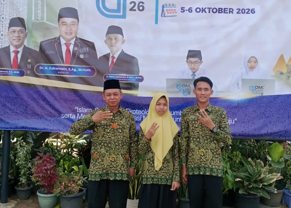 MIN 3 Way Kanan Wakili Way Kanan pada OMI Tingkat Provinsi Lampung 2026 Bidang IPAS