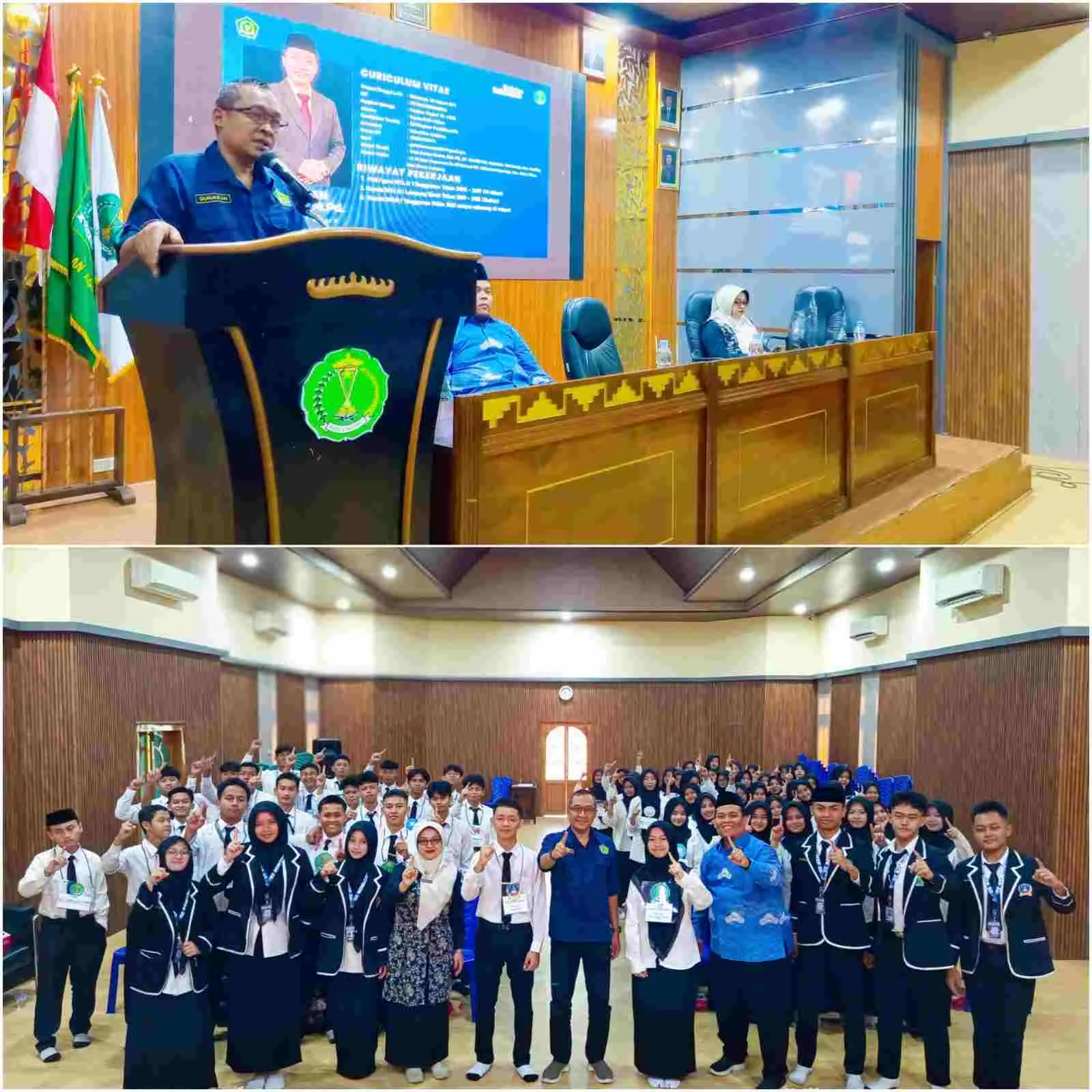 Kepala MAN 1 Metro Buka Latihan Dasar Kepemimpinan OSIM Tahun 2026
