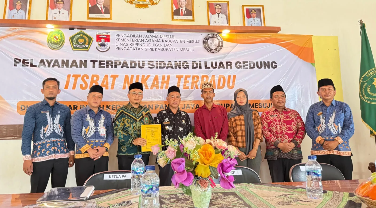 Sinergi Kemenag Mesuji Beri Kepastian Hukum dan Legalitas Pernikahan Melalui Itsbat Nikah Terpadu