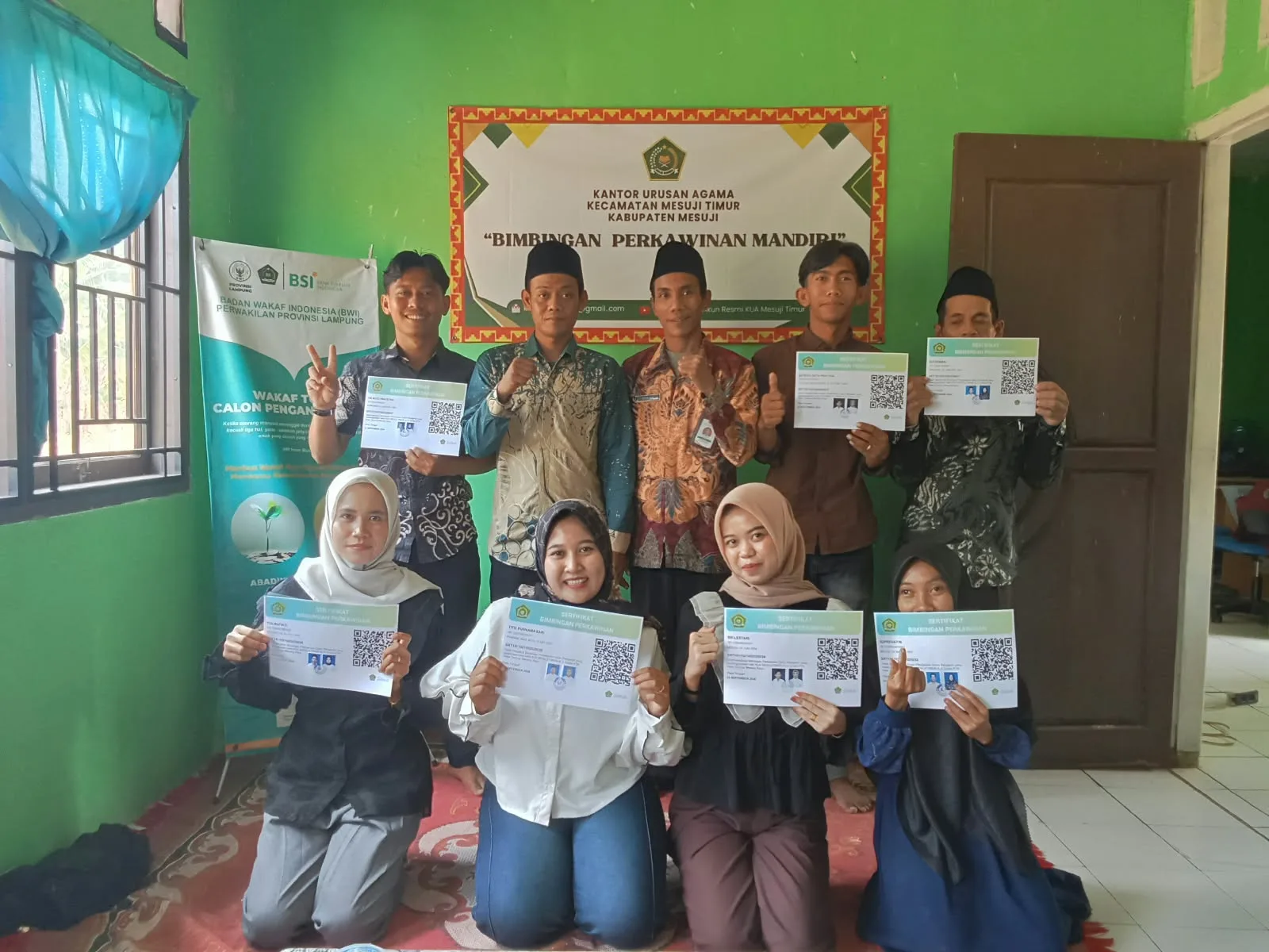 Lewat Bimwin Mandiri, KUA Mesuji Timur Perkuat Kesiapan Catin Membangun Keluarga