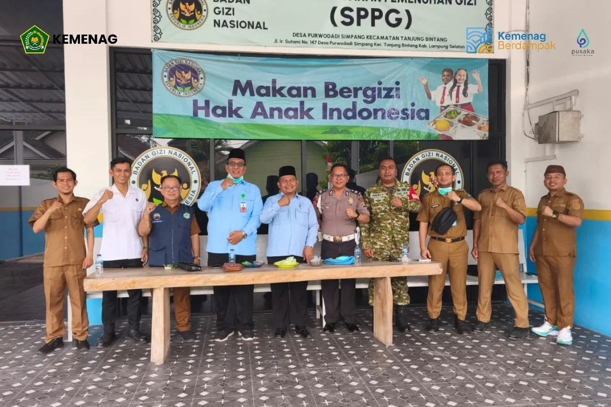 Kepala KUA Tanjung Bintang Lakukan Kunjungan ke Empat SPPG, Dukung Implementasi Wajib Halal