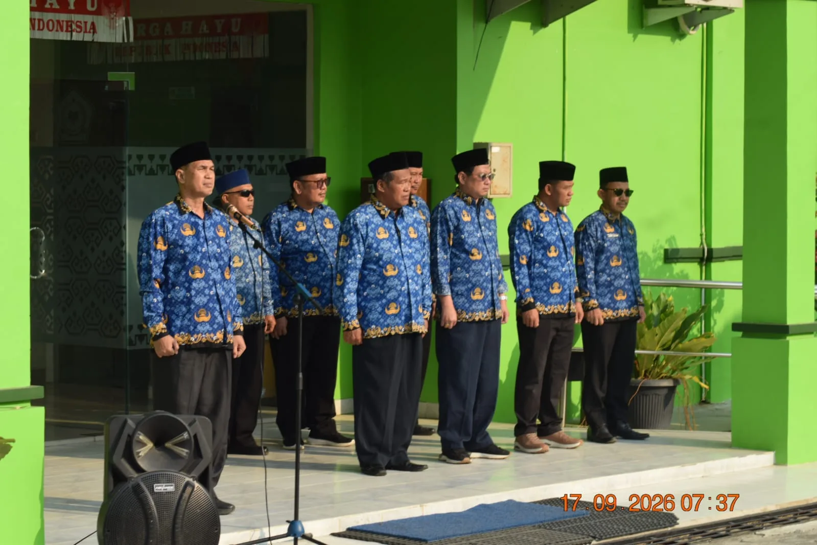 Upacara Penghormatan Bendera, ASN Kemenag Lampung Tengah Diingatkan tentang Tugas dan Pengabdian