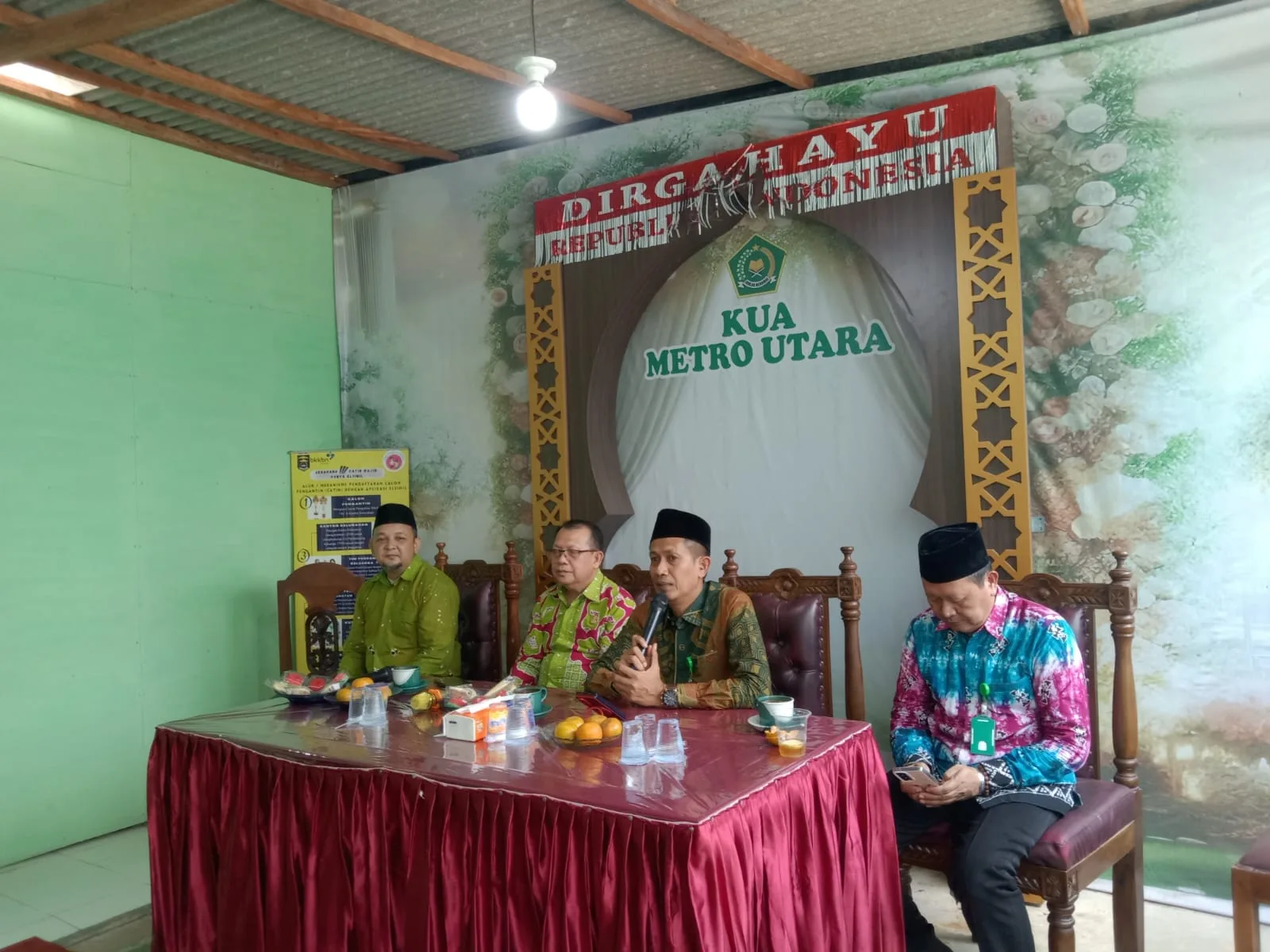 Kemenag Metro Supervisi Layanan Administrasi Nikah/Rujuk dan Program Bina KUA
