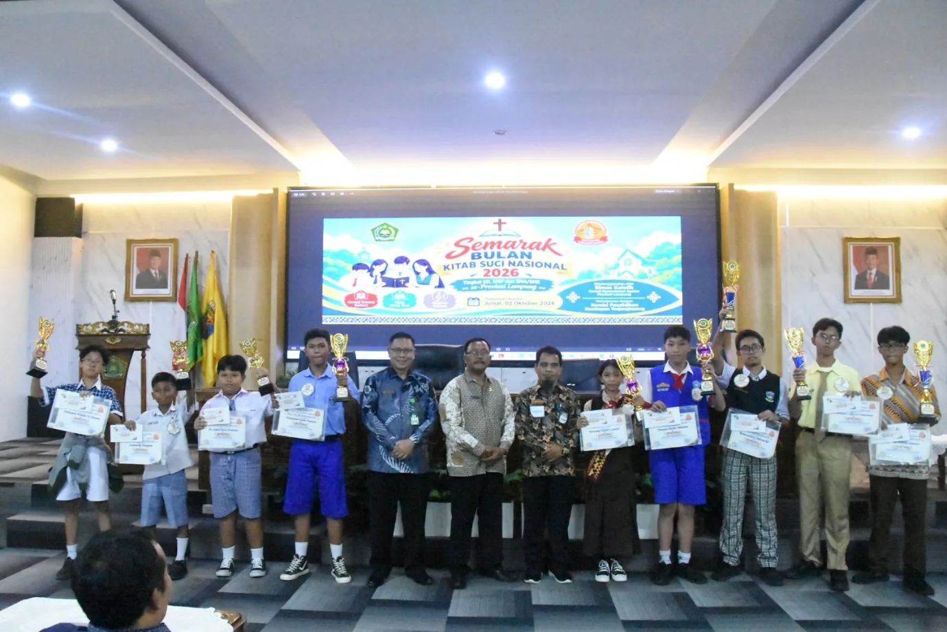 Enam Peserta Kota Metro Raih Juara pada Semarak BKSN 2026
