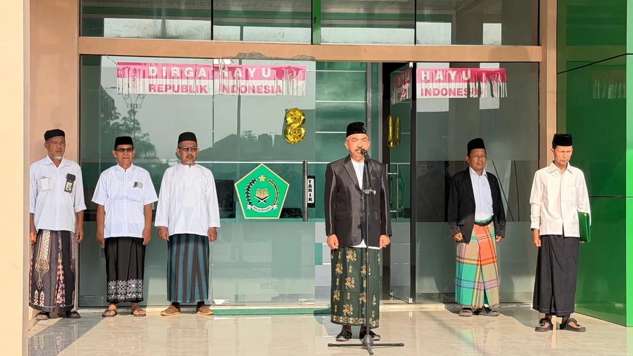 Kemenag Mesuji Peringati Hari Santri, Amanat Menteri Agama Tekankan Peran Santri Menuju Indonesia Emas