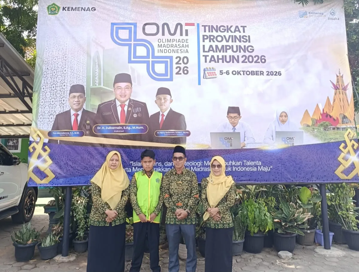 MIN 1 Way Kanan Dampingi Siswa Ikuti OMI Tingkat Provinsi Lampung 2026