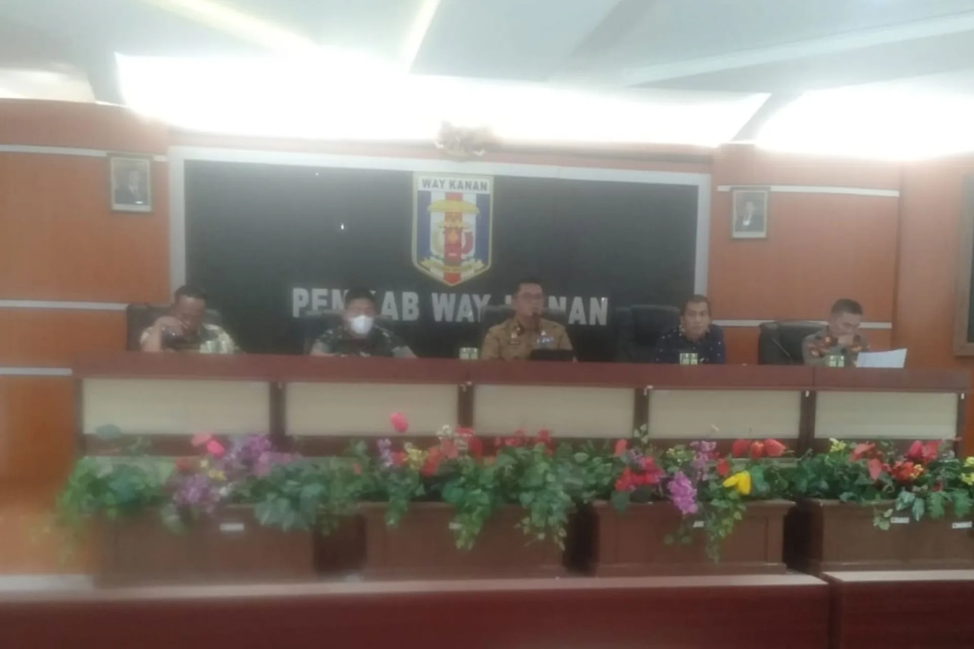 Kasubbag TU Kemenag Way Kanan Hadiri Rapat Persiapan TMMD ke-130 Kodim 0427/Way Kanan