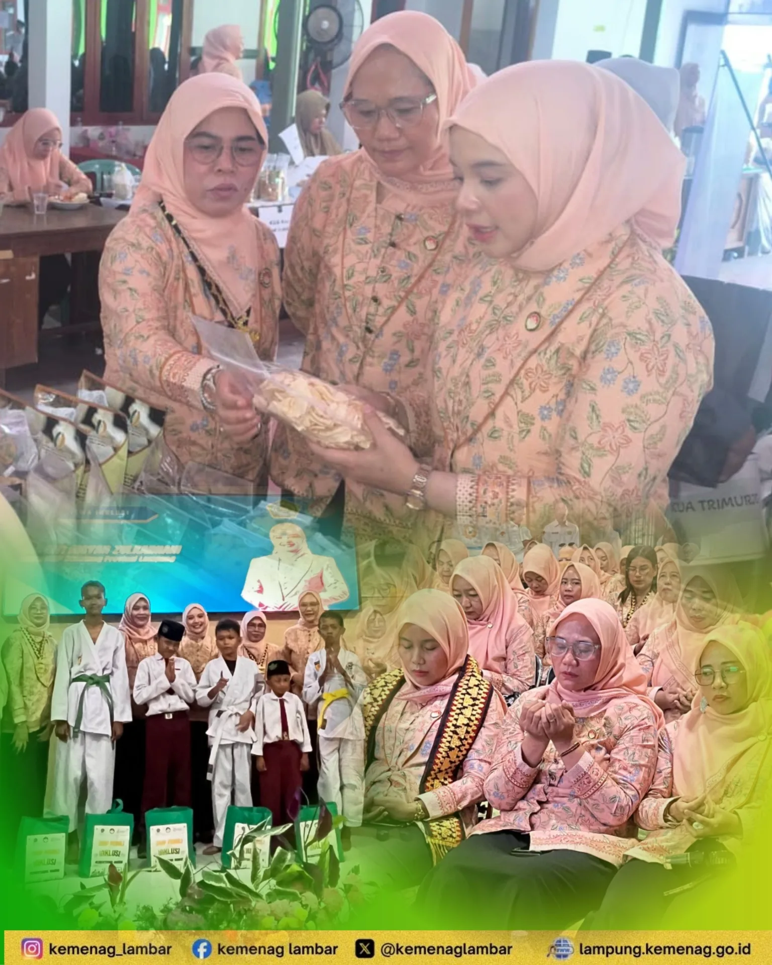 UMKM Expo dan Bazar UMKM, DWP Kankemenag Lambar Turut Pajangkan Produk Lokal