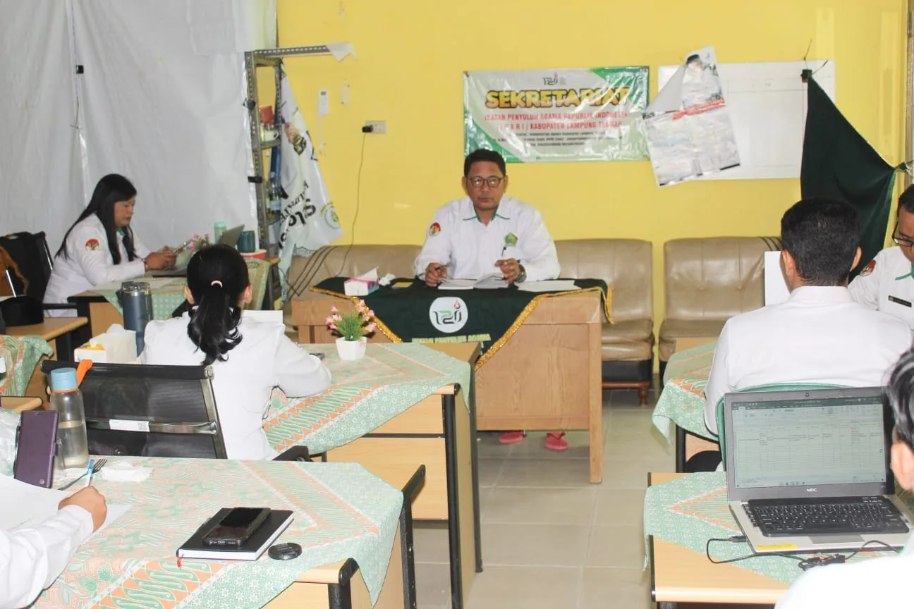 Penyelenggara Hindu Kemenag Lamteng Evaluasi Kinerja, Layanan Umat Jadi Perhatian