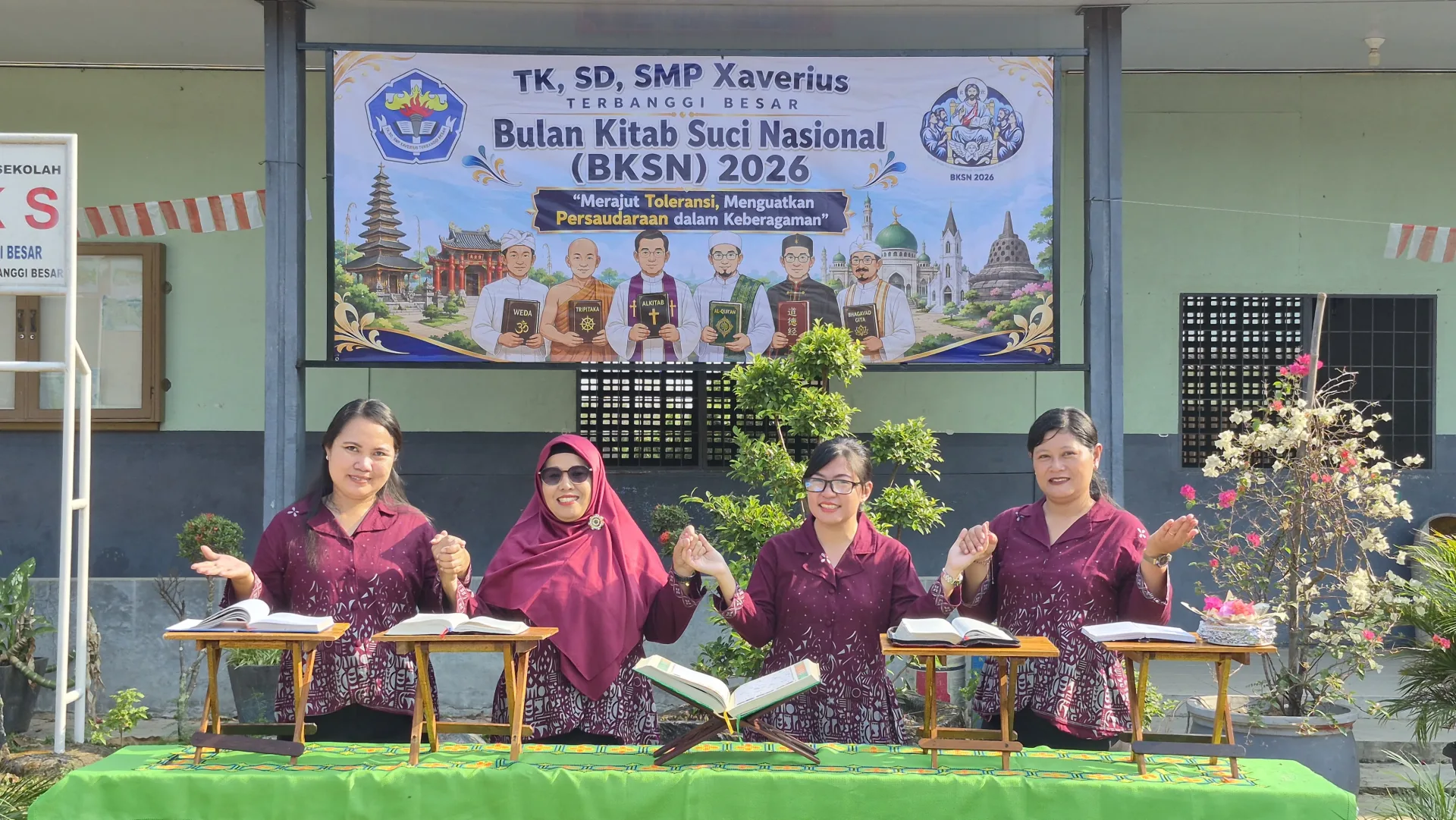 Di BKSN Xaverius, Penyuluh Agama Hindu Serukan Persaudaraan Lintas Iman