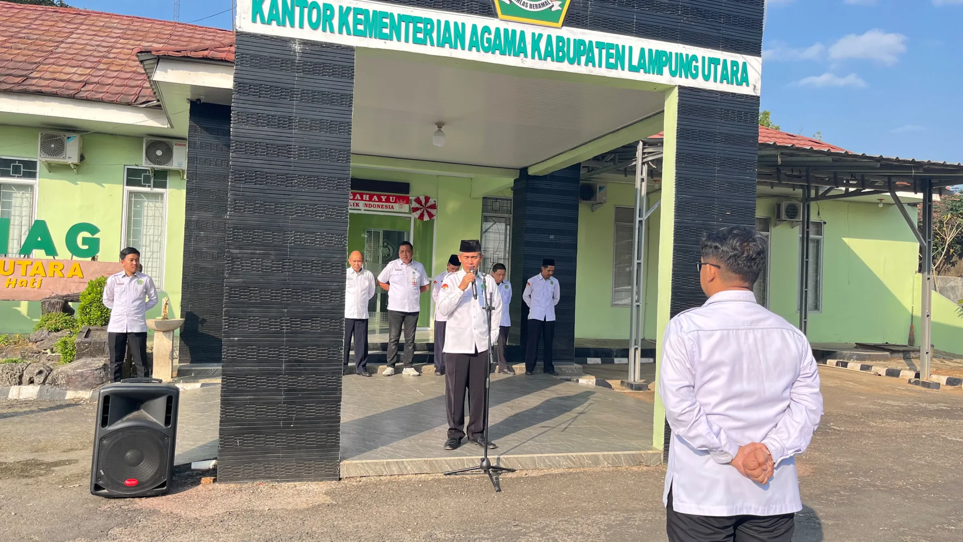 Nang Sukarman Sampaikan Lima Pesan kepada ASN Kemenag Lampung Utara: Jangan Diam, Mari Bergerak