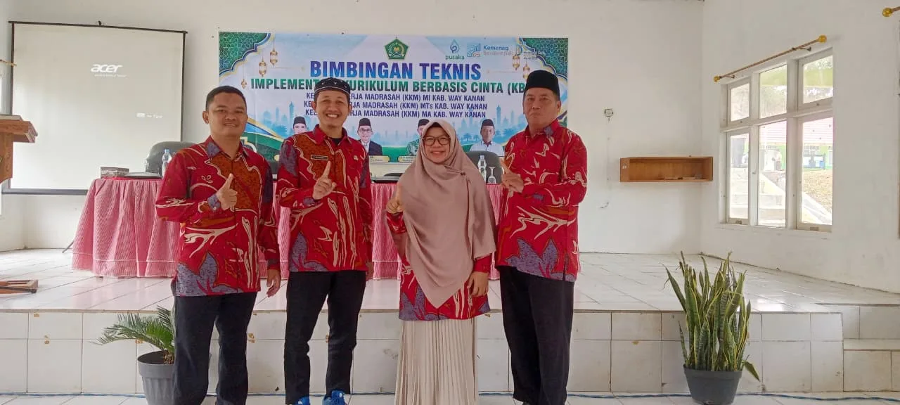 MTsN 1 Way Kanan Mantapkan Implementasi Kurikulum Berbasis Cinta di Madrasah