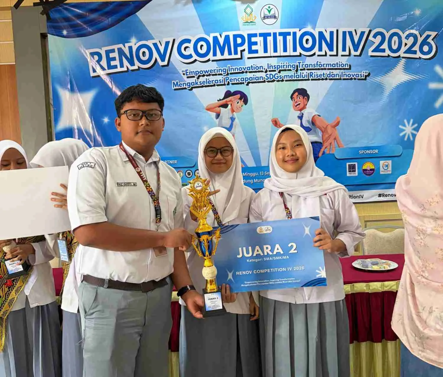 Tim KIR Adz-Dzakira MAN 1 Metro Raih Juara 2 Lomba Karya Inovasi Tingkat Provinsi Lampung