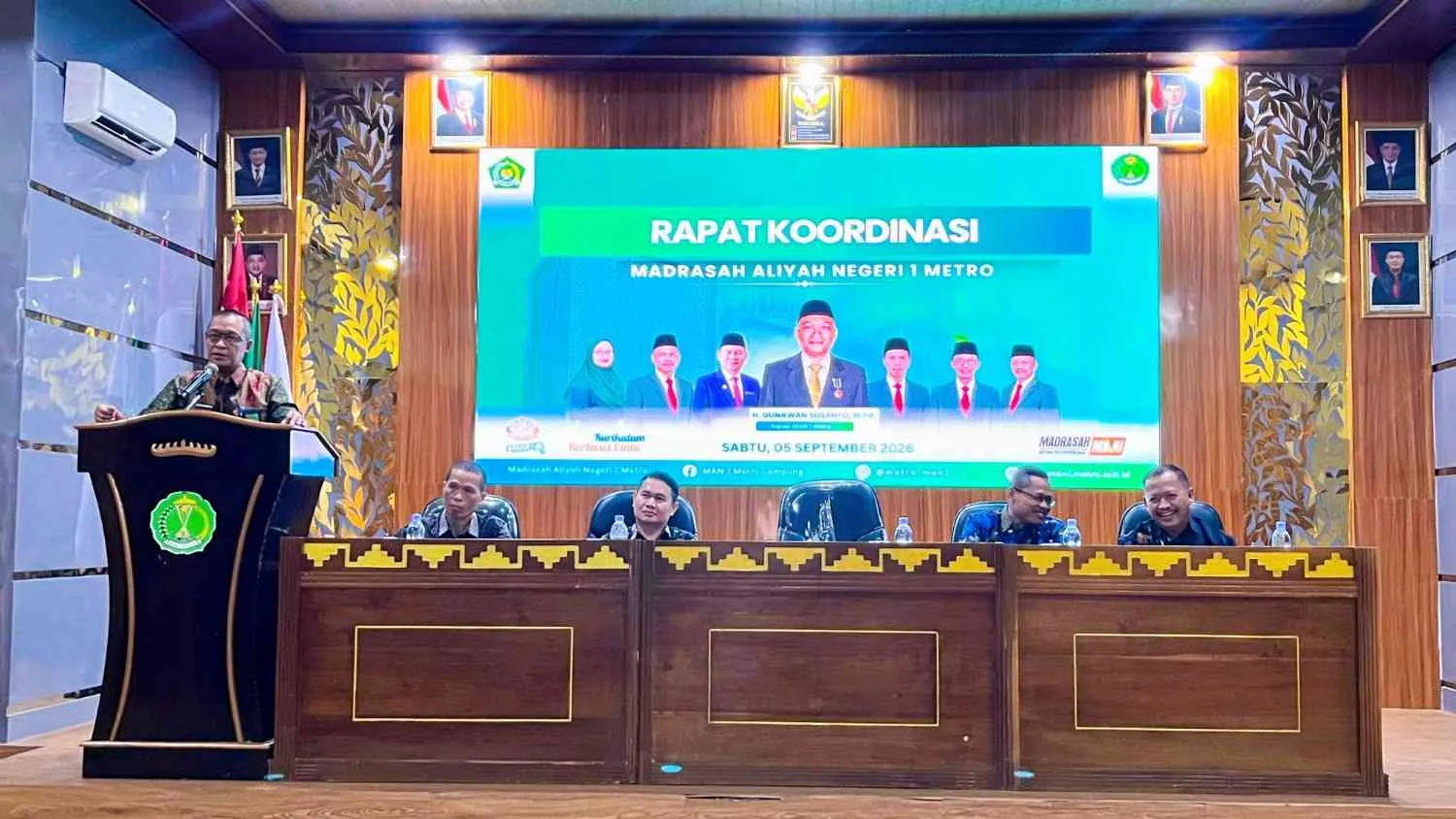 Kepala MAN 1 Metro Launching Jargon 'Mansamet SIGAP'