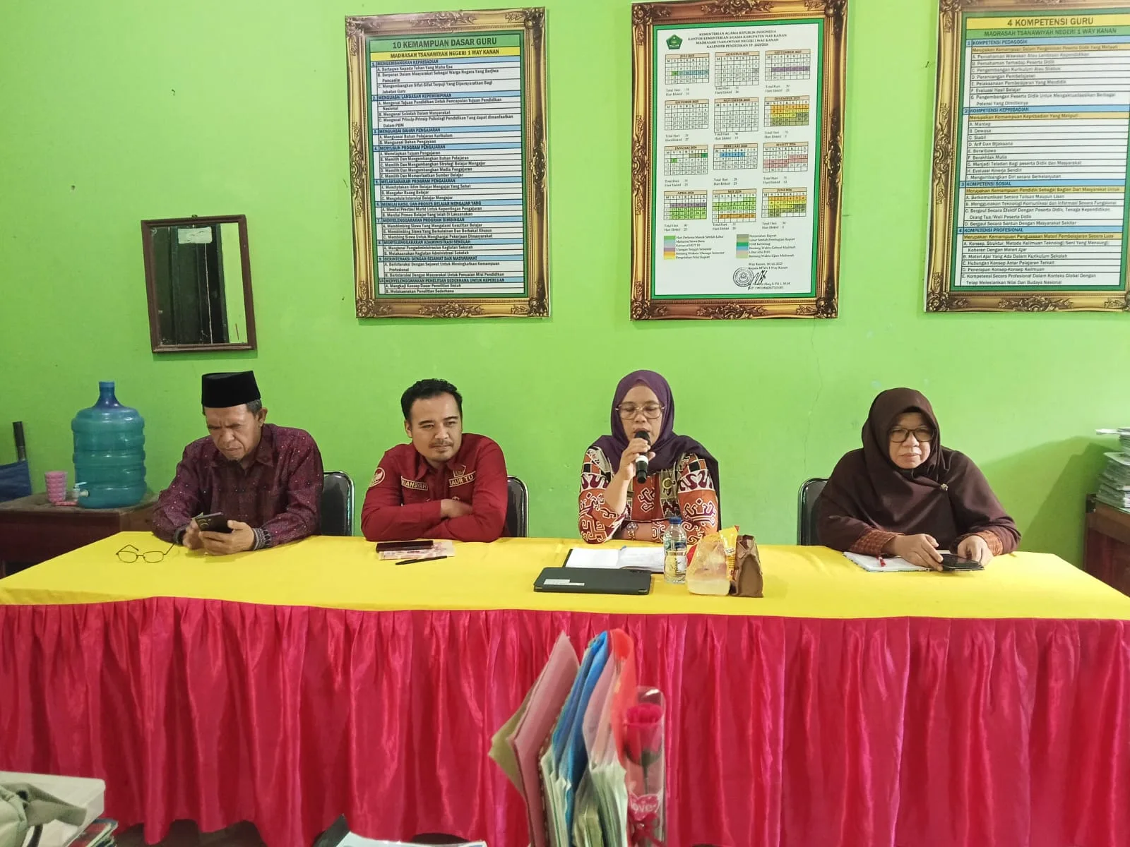 MTsN 1 Way Kanan Matangkan Empat Agenda Strategis: PTS, OMI, Supervisi, dan Pelatihan KBC