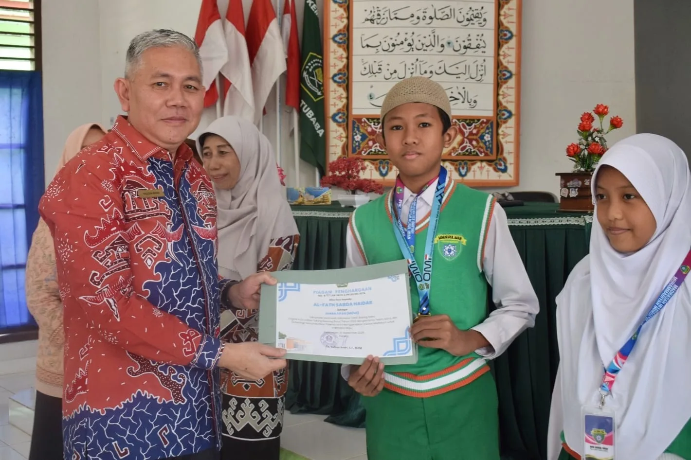 Kakan Kemenag Tubaba Motivasi 33 Siswa Menuju OMI Tingkat Provinsi