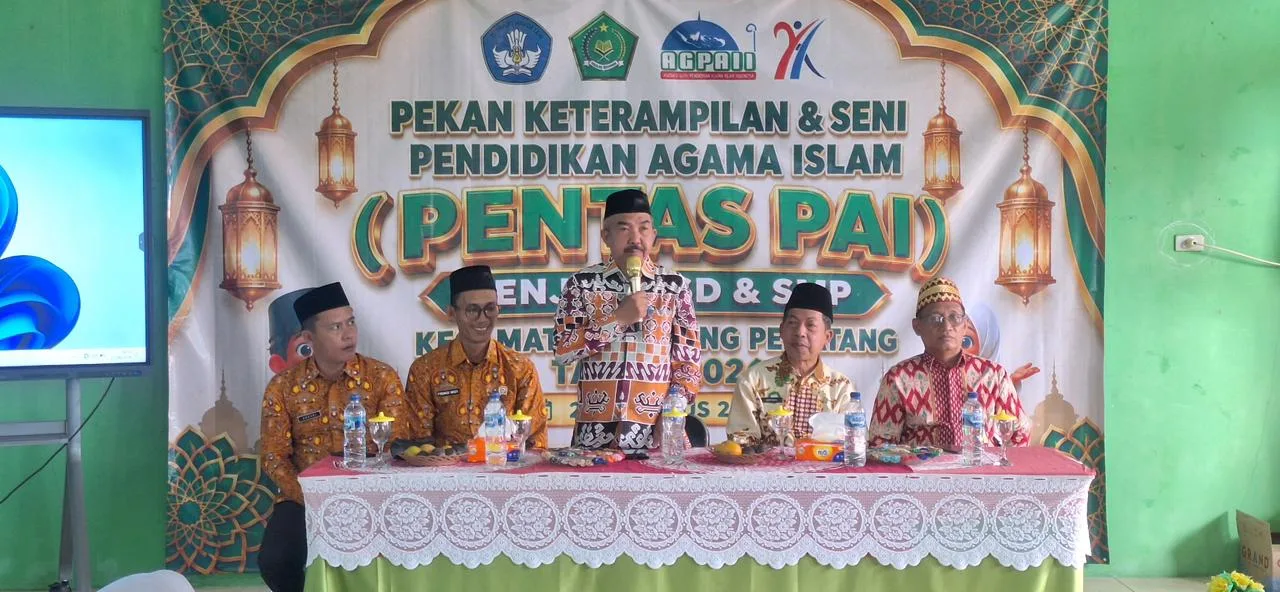 Kemenag Mesuji Buka Pentas PAI, Tekankan Penguatan Pembentukan Karakter Anak