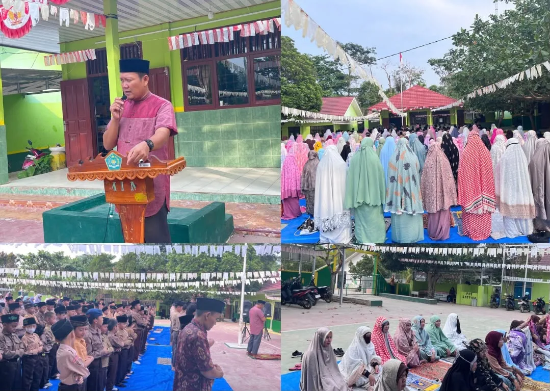 Memohon Hujan dan Keberkahan, Keluarga Besar MIN 1 Way Kanan Gelar Salat Istisqa