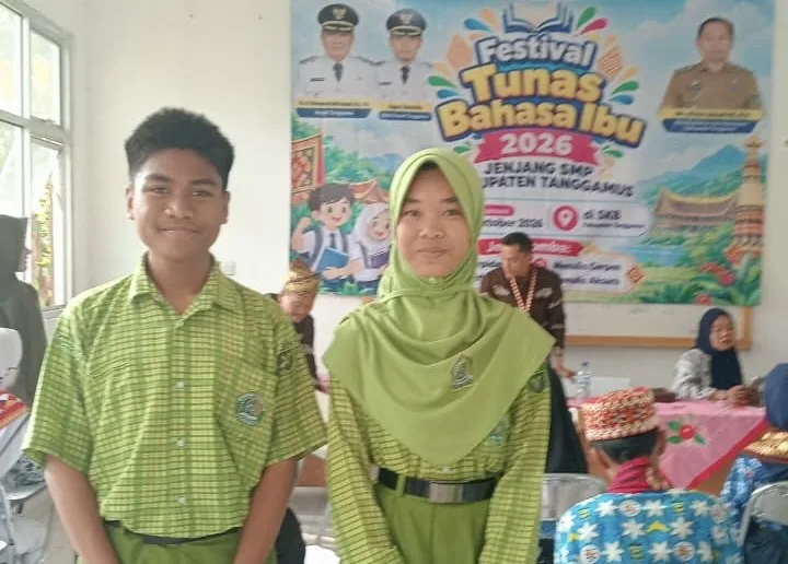 MTsN 2 Tanggamus Kirim Dua Siswa Ikuti Festival Tunas Bahasa Ibu 2026