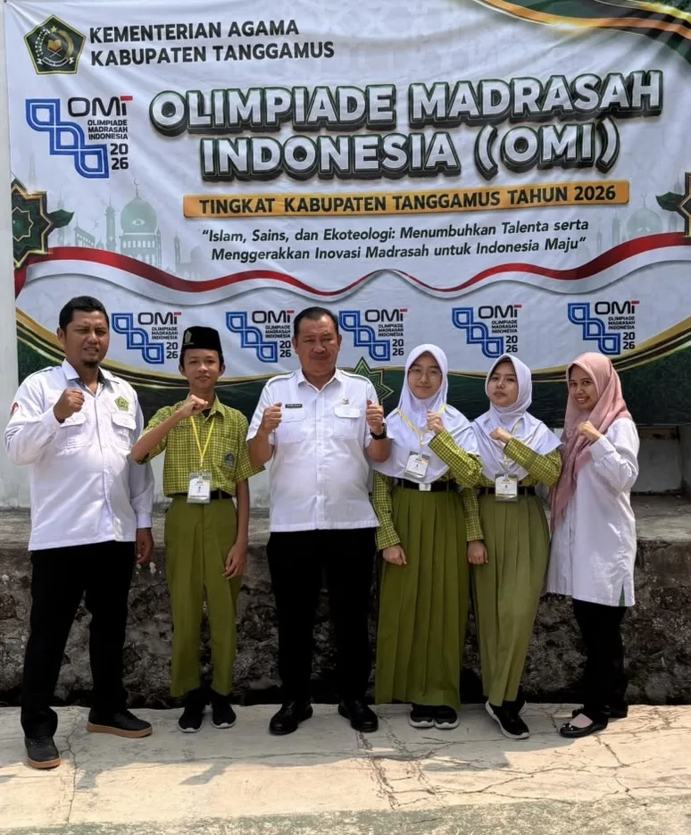 MTsN 2 Tanggamus Tunjukkan Talenta Akademik di OMI 2026